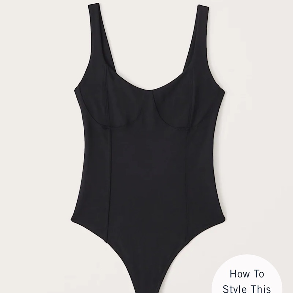 Abercrombie Seamless Fabric Corset Bodysuit - NWT